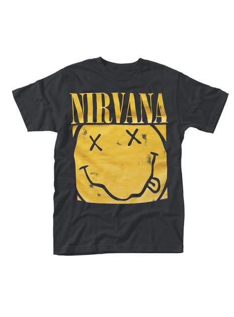 Camiseta Nirvana Box Smiley para hombre