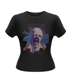 T-shirt Black Out para mulher - Scorpions