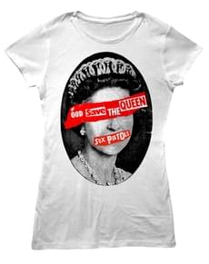 T-shirt God Save The Queen para mulher - Sex Pistols