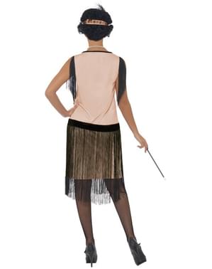 Fato de Charleston glamoroso para mulher