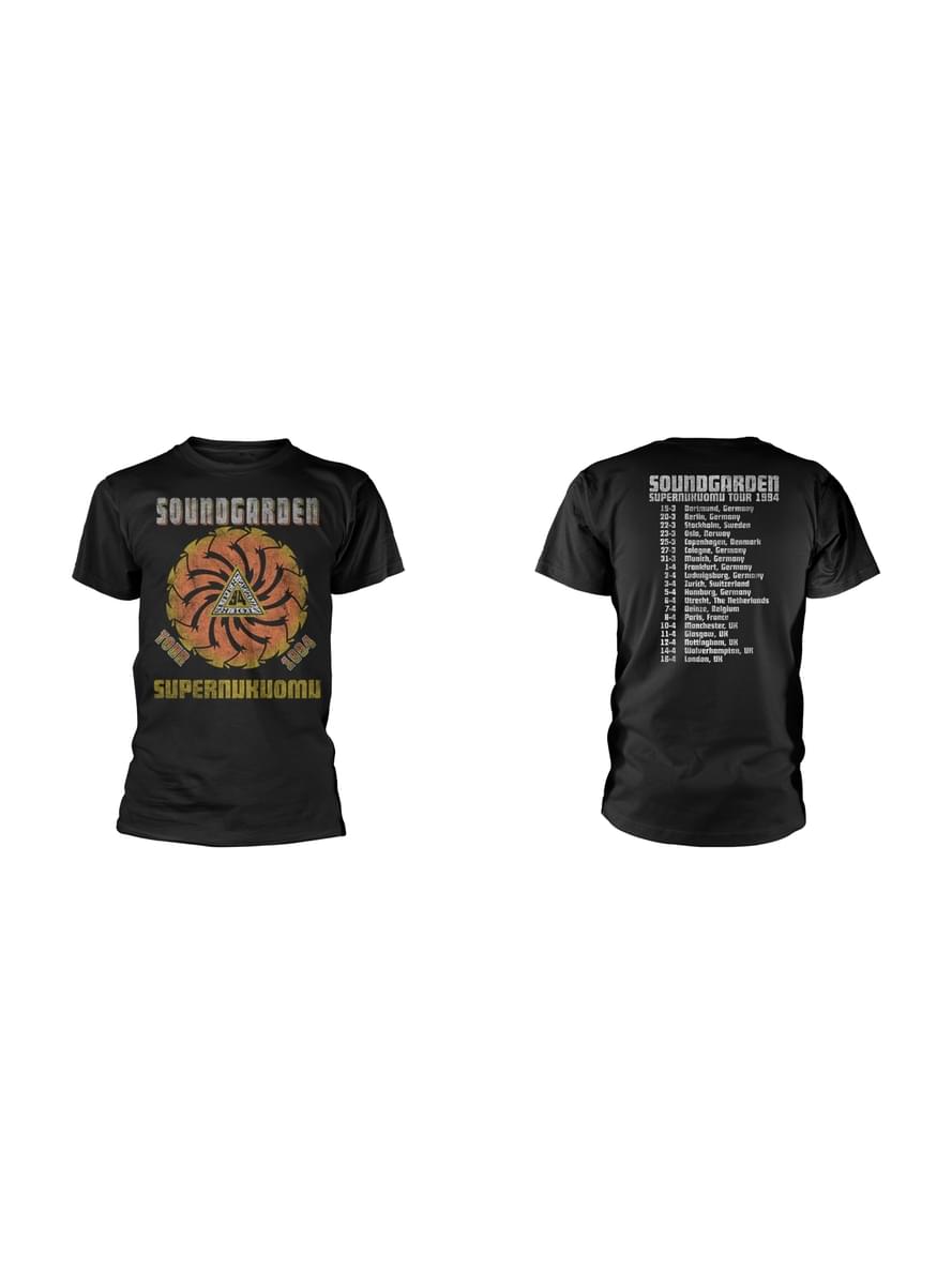 Soundgarden Superunknown Tour 94 T-Shirt für Herren