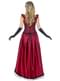 Disfraz de dama de burdel rojo Deluxe