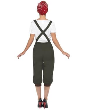 Costume da lavoratrice durante la Seconda Guerra Mondiale