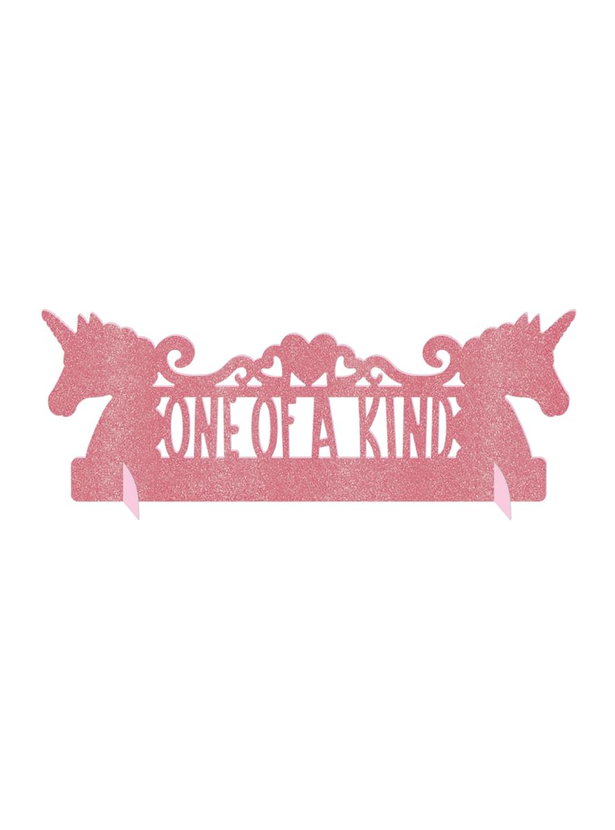 Decorazione tavolo brillante da principessa unicorno - Pretty Unicorn