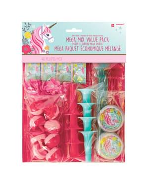 48 pieces of assorted Princess Unicorn toys - Pretty Unicorn