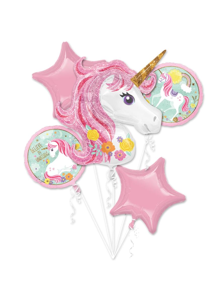 Ramo de balões de unicórnio - Pretty Unicorn 