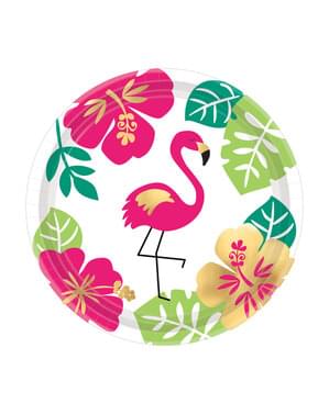 8kpl keskikokoisia aloha -lautasia