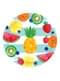 8 pratos grandes tutti fruti (27 cm)