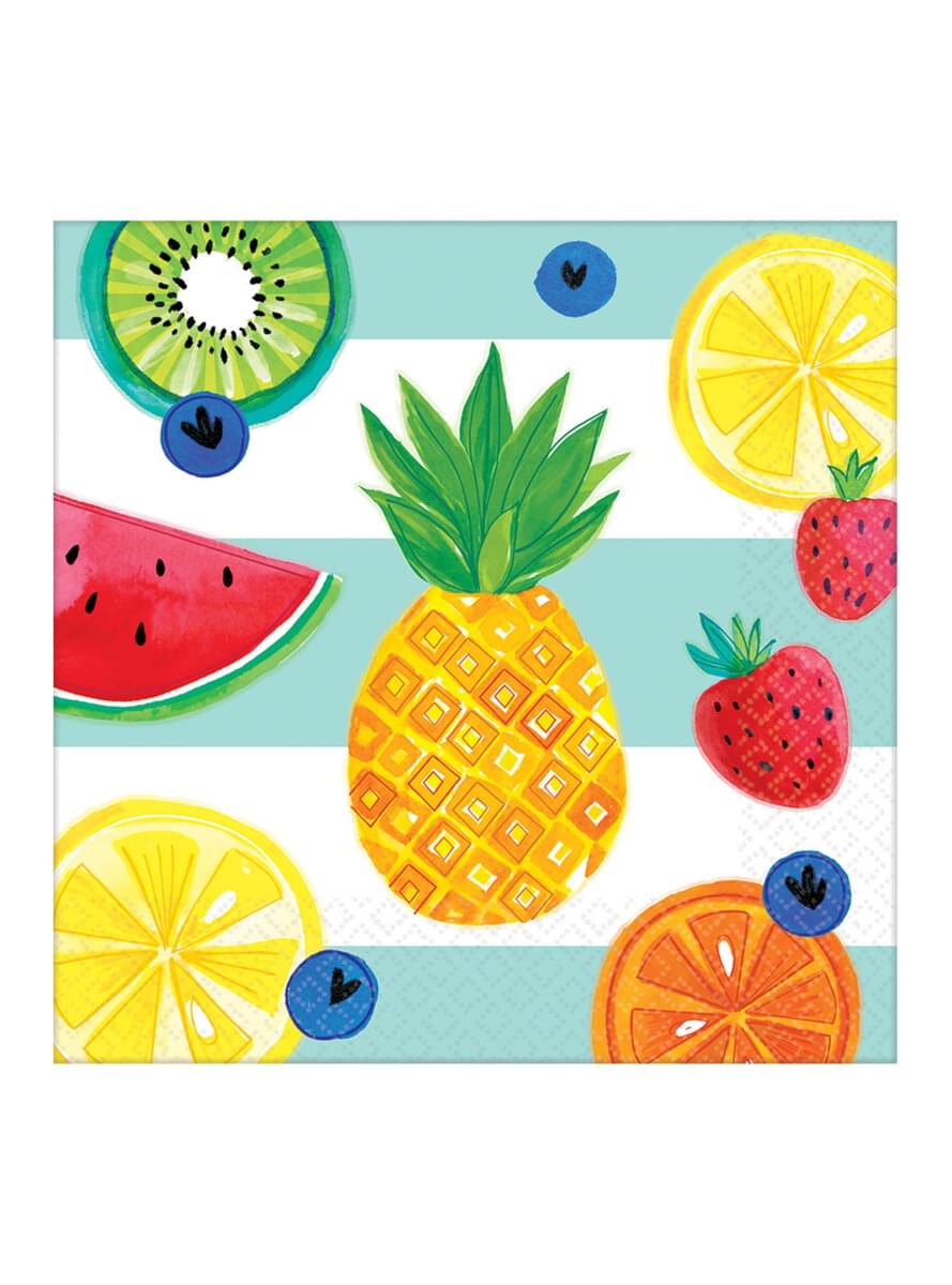 16 ubrousků tutti fruti