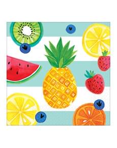 16 tutti fruti napkins