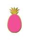 Dekorative Tafel mit Ananas in gold-rosa