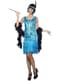 Blue Flapper Girl Adult Costume