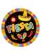 8 Fun Mexican Party plates (26 cm)