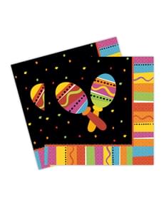 16 fun Mexican party napkins