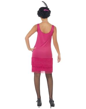 Costum de charleston roz pentru femeie