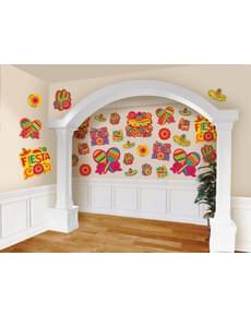 Mexican Party wall decoration kit