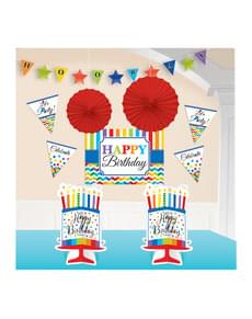 Kit de decoração para quarto de pintas de cores