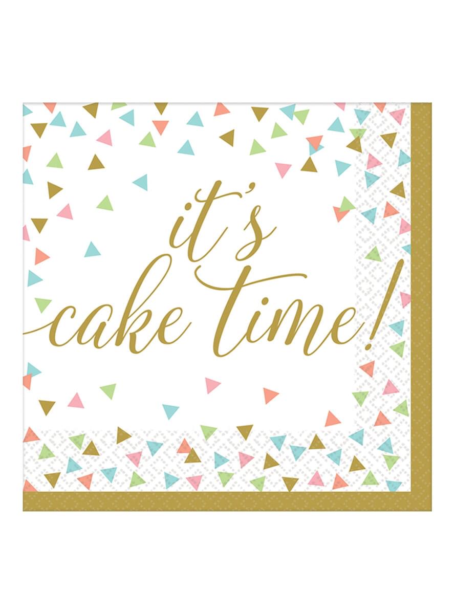 16 servilletas happy birthday (33x33 cm)