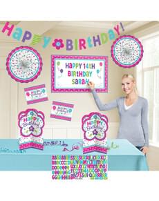 Kit de decoração aniversário alegre