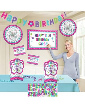 Kit de decoración cumpleaños alegre