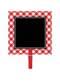 8 rood wit geruite mini blackboard posters