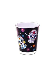 Set of 8 Catrina Day of the Dead cups