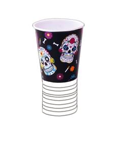 Set of 8 Catrina Day of the Dead cups