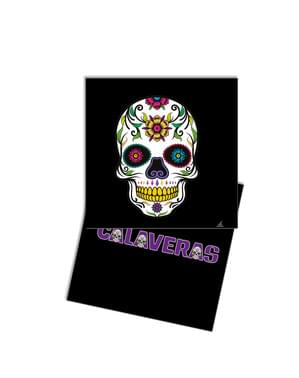 20 kpl Catrina Day of the Dead lautasliinoja