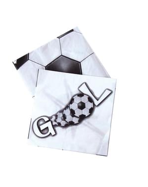 20 GOAL napkins (33x33 cm)