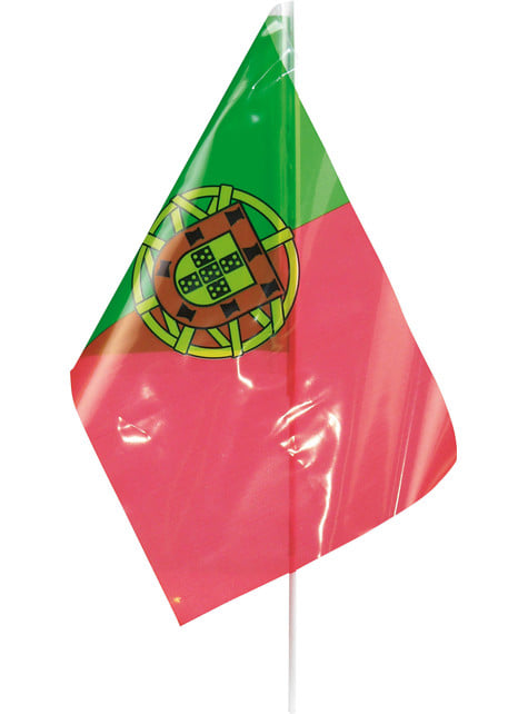 Bandera de Portugal de plástico