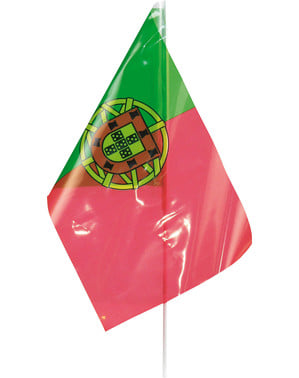 Bandeira de Portugal de plástico
