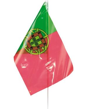 Bandera de Portugal de plástico