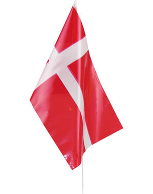 Bandeira da Dinamarca de plástico