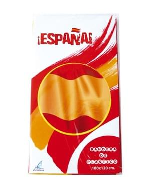 Bandera de España de plástico