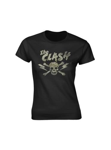 T-shirt Grunge Skull para mulher - The Clash