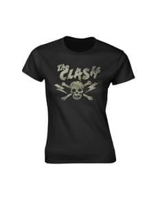 T-shirt Grunge Skull para mulher - The Clash