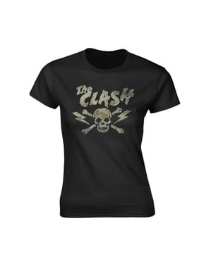 Kadınlar için The Clash Grunge Skull T-Shirt