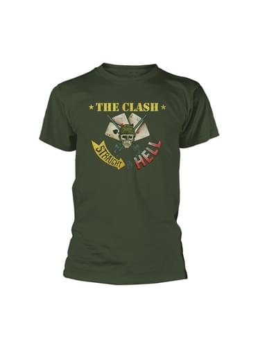 T-shirt Straight Aces para homem - The Clash