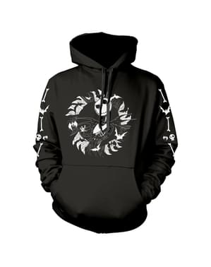 Czarna bluza Jack Miasteczko Halloween dla mężczyzn