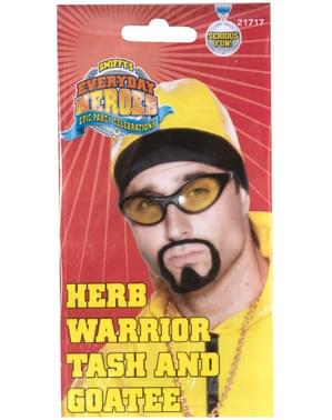 Rapper Moustache and Goatee