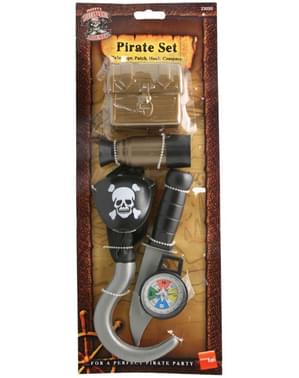 Sæt med pirat tilbehør gratis