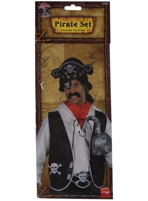 Kit de corsário para homem