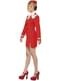 Stewardess Kostüm rot für Damen