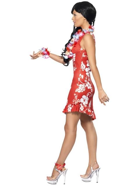 Disfraz de belleza hawaiana