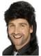 80s Style Black Wig for Men