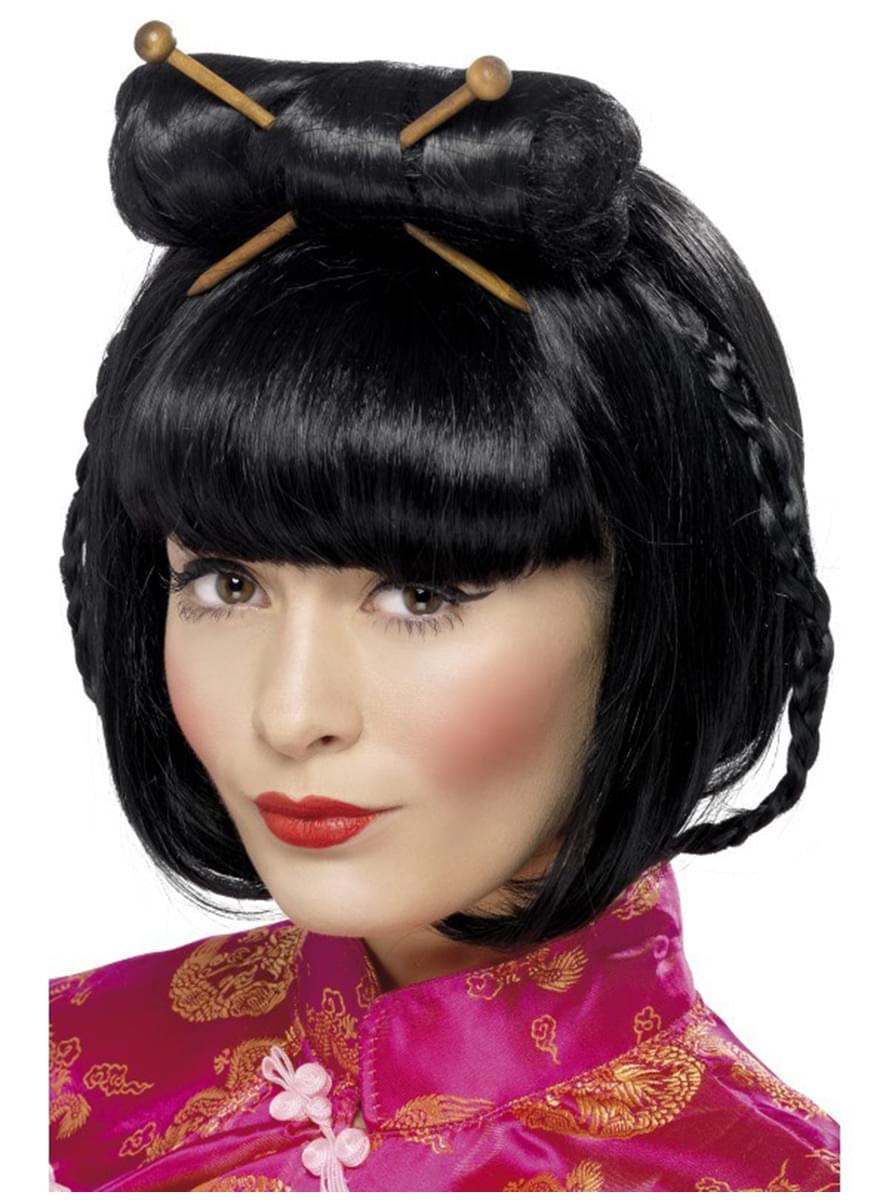 Oriental Lady Wig. Express delivery Funidelia