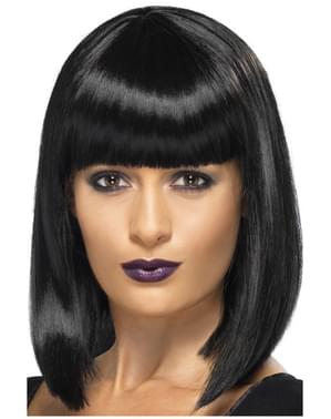 R & B 스타 블랙 가발