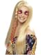 Peluca de hippie rubia
