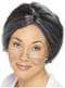 Perruque grand-mère avec chignon