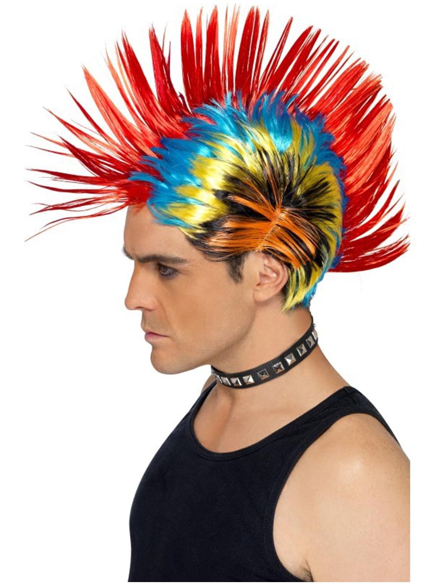 Punky Peruk flerfärgad